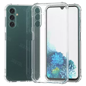 گارد شفاف ایربگ دار برای گوشی Samsung Galaxy M14 مدل ژله ای محافظ لنزدار
