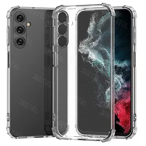 گارد شفاف ایربگ دار برای گوشی Samsung Galaxy A05S مدل ژله ای محافظ لنزدار