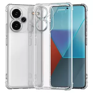 گارد شفاف ایربگ دار برای گوشی Xiaomi Redmi Note 13 Pro Plus 5G مدل ژله ای محافظ لنزدار