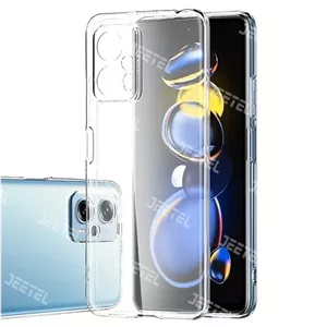 گارد شفاف برای گوشی Xiaomi Poco F5 مدل ژله ای محافظ لنزدار
