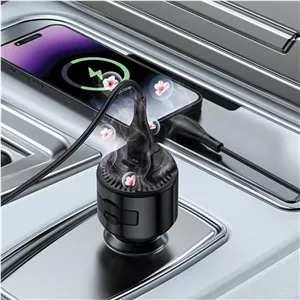 شارژر فندکی 75 وات و خوشبوکننده هوا پرودو Porodo MistCharge Car Charger with Air Diffuser PDC40BK