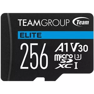 رم میکرو 256 گیگ TeamGroup Elite A1 V30 U3 C10 100MB/sخشاب