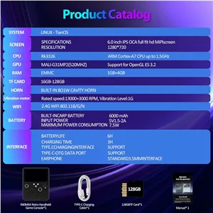 کنسول بازی دستی R60 MAX نسخه 64 گیگابایت