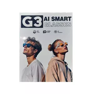 عینک هوشمند G3 AI Smart Glasses با دوربین 16 مگاپیکسلی