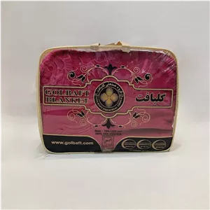 پتو گلباف تک رنگ یک نفره برجسته