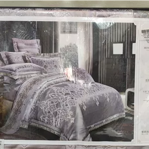 ست کاور لحاف پارچه سیلک ابریشمی مدرن 