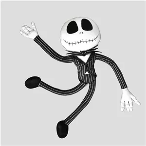 عروسک اسکلتی جک اسکلینگتون مدل Nightmare before Christmas کد Hxa-464d1Ge