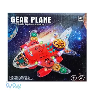 اسباب بازی هواپیما نوری کد HJ628