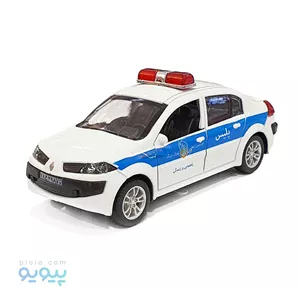 ماکت ماشین فلزی مگان پلیس آیتم YT3407 عمده و کارتنی