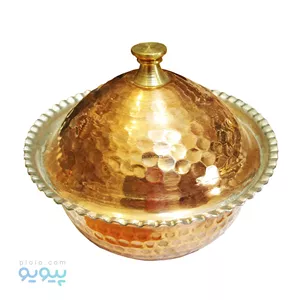 قندان مسی بدون پایه سایز کوچک آیتم 3236