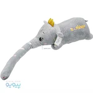 عروسک پتو دار طرح فیل تاج دار