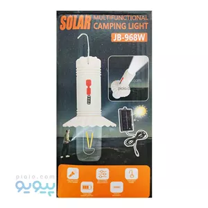 چراغ کمپینگ آویز دار خورشیدی  آیتم JB-968W