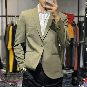 کت اسپرت سبز زیتونی با کیفیت بسیار بالا