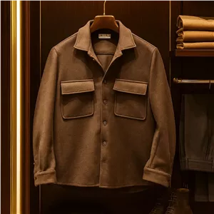 کت فوتر موکا قهوه ای مردانه گرماژ بالا پرمیوم شیک – کالکشن پاییز/زمستان اورجینال دیلم