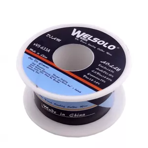 سیم لحیم قطر 0.4 میلی متر WELSOLO وزن 40 گرم