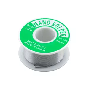 سیم لحیم قطر 0.8 میلی متر NANO SOLDER وزن 100 گرم