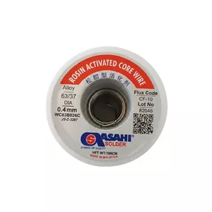 سیم لحیم قطر 0.5 میلی متر آساهی وزن 100 گرم