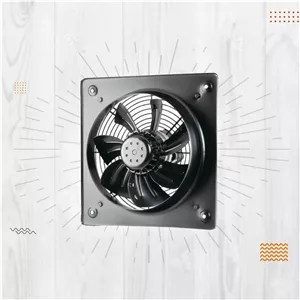 هواکش ایلکای هفت پر فلزی قاب دار 45 سانتی متری 900 دور دمنده مدل VIK-45A6S-L