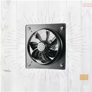 هواکش ایلکای هفت پر فلزی قاب دار 40 سانتی متری 1250 دور دمنده مدل VIK-40A4S-L