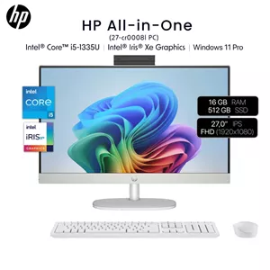 کامپیوتر آل این وان اچ‌ پی 23.8 اینچی مدل AIO 24-CR0039L i5 8GB 512GB SSD Intel Iris Xe