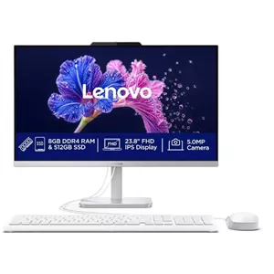 کامپیوتر آل این وان 23.8 اینچی لنوو مدل Lenovo A100 N100 8GB 512GB SSD Intel UHD