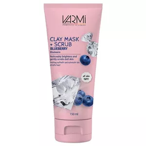 ماسک و اسکراب وارمی مدل الماس حاوی عصاره بلوبری حجم 150میل(انقضا 1405/2)