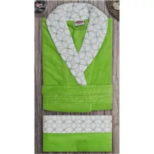 ست حوله حمام پالتویی تک نفره سری پنبه 2 تکه هوبی کد102