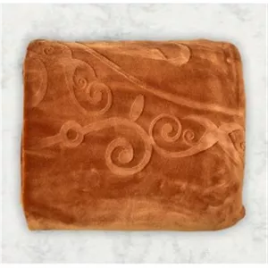 پتو دونفره درمینا ساخت ترکیه رنگ قهوه ای