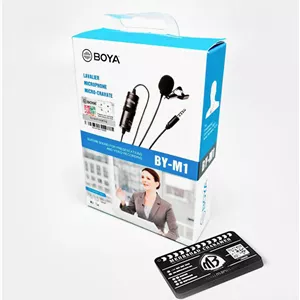میکروفون یقه ای Boya M1 اصلی ورژن NEW اصلی با گارانتی معتبر شرکت ایران بویا