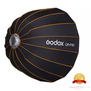 سافت باکس پارابولیک پرتابل Godox QR-P90 همراه کیف گارانتی سلامت و اصالت کالا