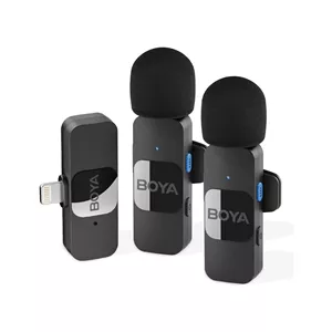 میکروفون بی سیم بویا مدل BOYA V2 ( دو کاربره لایتنینگ IOS )Type-C
