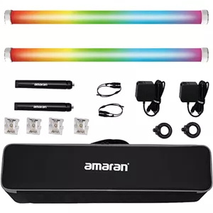 کیت نور دوتایی باتوم لایت Amaran PT2c 2-Light Production Kit