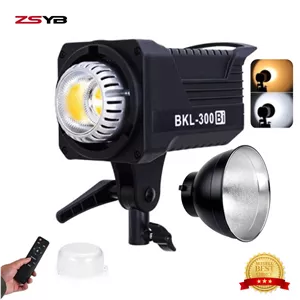 ویدئولایت Zsyb BKL-300 Bi-Color Portable Professional COB دو کلوین ( 1 سال گارانتی )