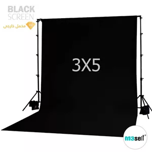 فون عکاسی مشکی 3x5 ( مخمل اروپایی )
