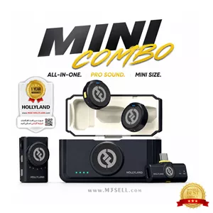 میکروفون یقه ای بی سیم هالی لند مدل LARK M2 MINI COMBO ( گارانتی 2 ساله ) 2 سال گارانتی تعويض شرکت ایران هالی لنداصلی سفارش اروپا48 ساعت مهلت تست