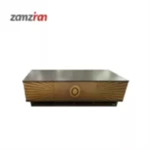 میز تلویزیون کارینو طوسی طلایی مدل S سايز 210 سانتی