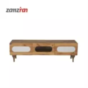 میز تلویزیون متین ملچ قهوه ای مدل R495 سایز 160 سانتی