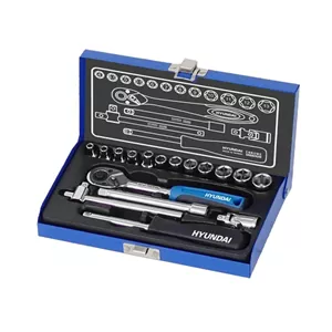 جعبه بکس هیوندای 17 پارچه 1/4 اینچ مدل HT-9117