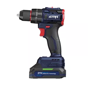دریل پیچگوشتی چکشی براشلس 2 سرعته 21 ولت اکتیو مدل AC-3217BL
