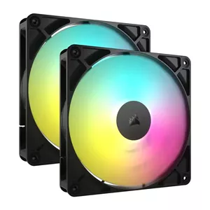 فن خنک کننده کیس کامپیوتر کورسیر مدل RS140 ARGB PWM 2-in-1