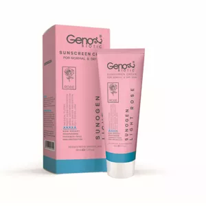 کرم ضد آفتاب SPF50 پوست خشک و معمولی ژنوبایوتیک 50 میلی لیتر