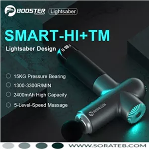 ماساژور تفنگی Booster Lightsaber – برند بوستر – حجم باتری 2400 میلی‌آمپر