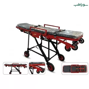 برانکارد آمبولانسی NF-A2 با قابلیت تنظیم ارتفاع و ساختار آلومینیومی