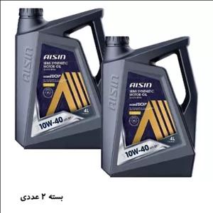 روغن موتور 10W40 آیسین حجم 4 لیتر SP بسته 2 عددی