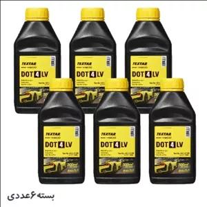 روغن (مایع) ترمز برند تکستار Textar مدل Dot4 Lv بسته 6 عددی