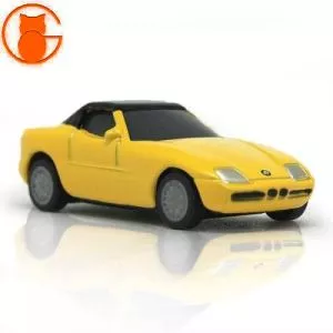 ماکت فلزی بی‌ام‌و BMW Z1 زرد سایز 1/87