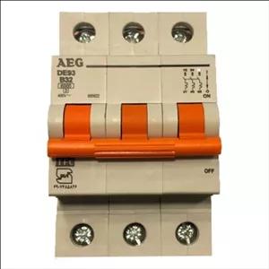 کلید مینیاتوری 6 الی 40 آمپر سه فاز و نول AEG