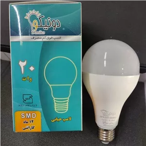 لامپ حبابی LED آفتابی 20 وات دونیکو