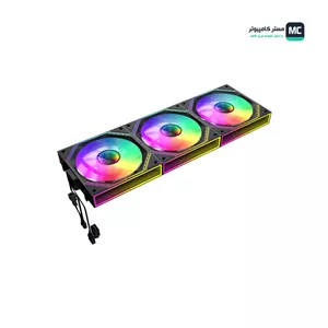 فن کیس گیمینگ گیم‌ مکس FN12A-S3I-R Black بسته 3 عددی