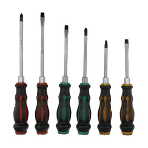 ست پیچ گوشتی ضربه خور و آچار خور 6 عددی تیتان TITAN